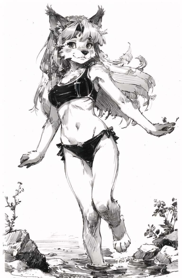 highres,  sharp shading,  sketch on Tensor.Art