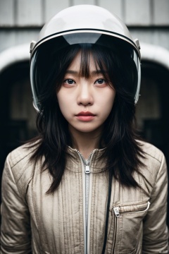 natural lips,extended spacewalk capability,scampering,In the style of Urban horror,science fiction,medium-length hair,natural patterns,Insane asylum young,sexy,film grain texture,analog photography aesthetic,visual storytelling,dynamic composition,looking at viewer,eye contact,, , 1 Asian girl