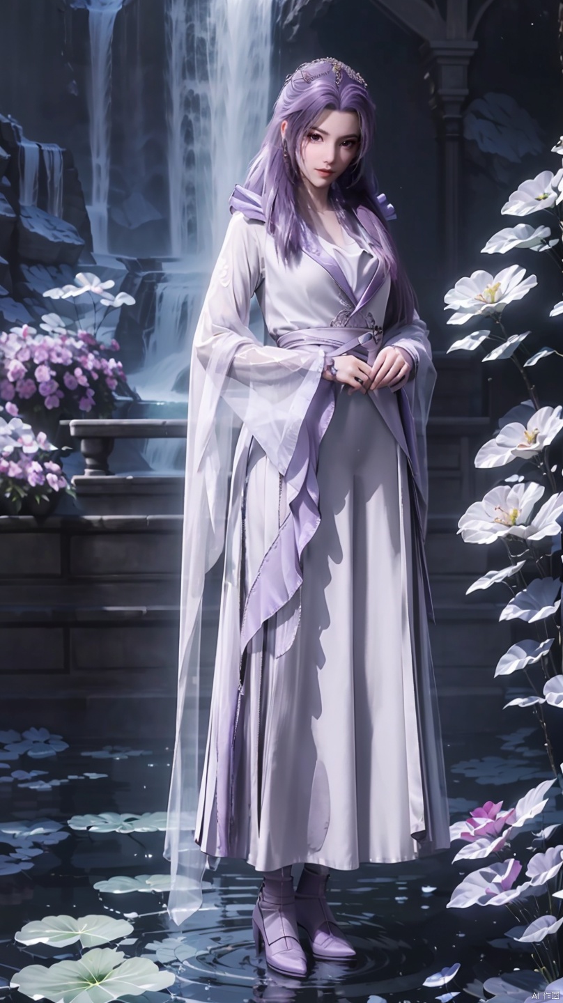  ,purple element,full_body, jmai