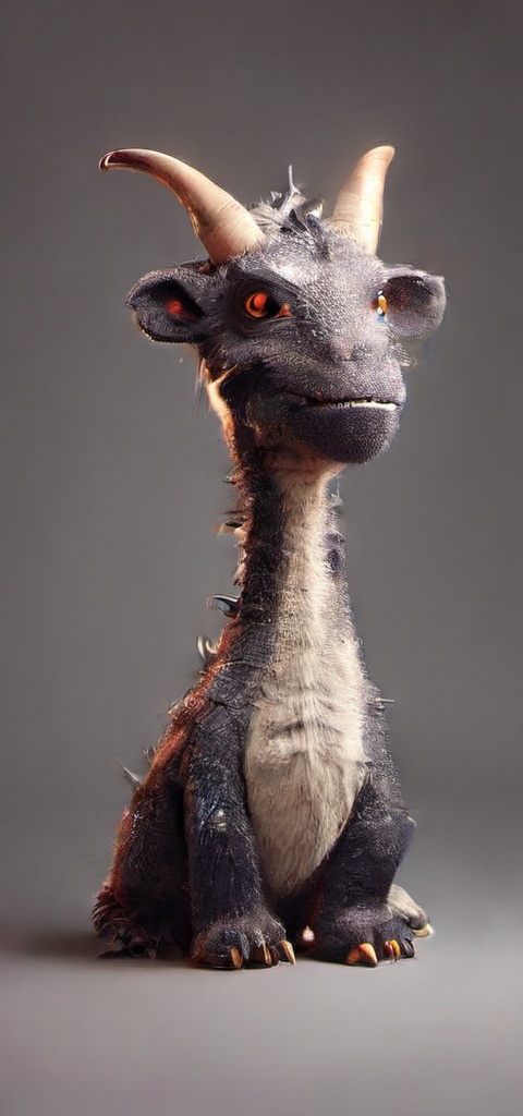 MONSTER,  LONG NECK,  BROKEN HORN on Tensor.Art