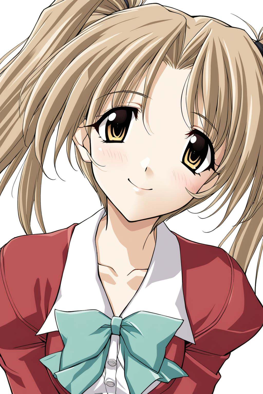 1girl,  Ibuki Minamo,  red dress on Tensor.Art