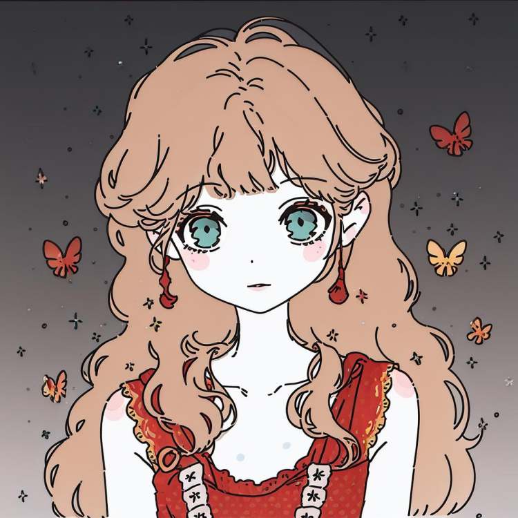 【少女简笔画头像Girl stick figure head】lora by 馆青 on Tensor.Art