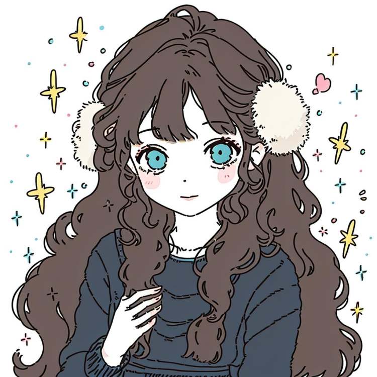 【少女简笔画头像Girl stick figure head】lora by 馆青 on Tensor.Art