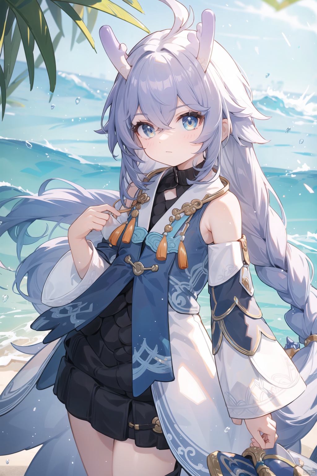   bailu \(honkai: star rail\),1girl,solo, 