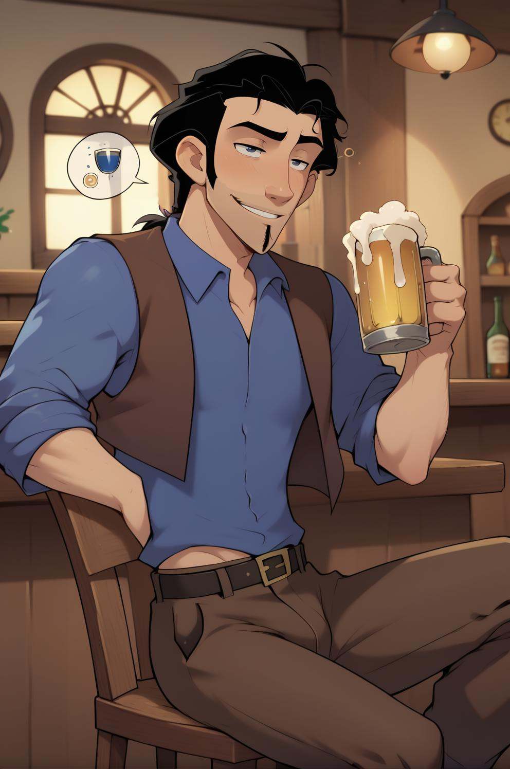 Source cartoon,  rating explicit,  focus male on Tensor.Art