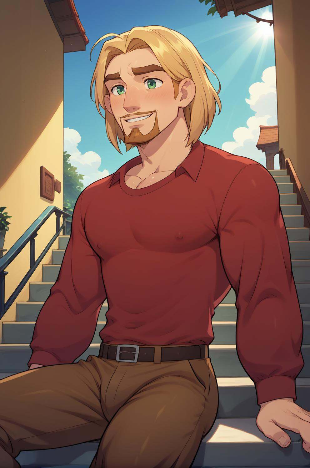 Source cartoon,  rating explicit,  focus male on Tensor.Art