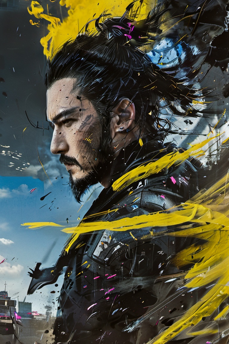 cyborg,  John Wick has a dark gritty dystopian feel,  Super detailed Robotic Texture on Tensor.Art