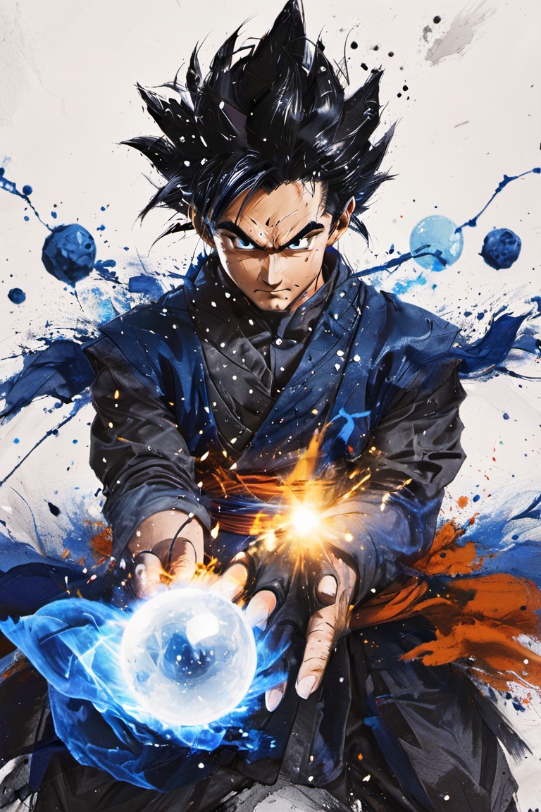 super saiyan,  1boy,  solo on Tensor.Art