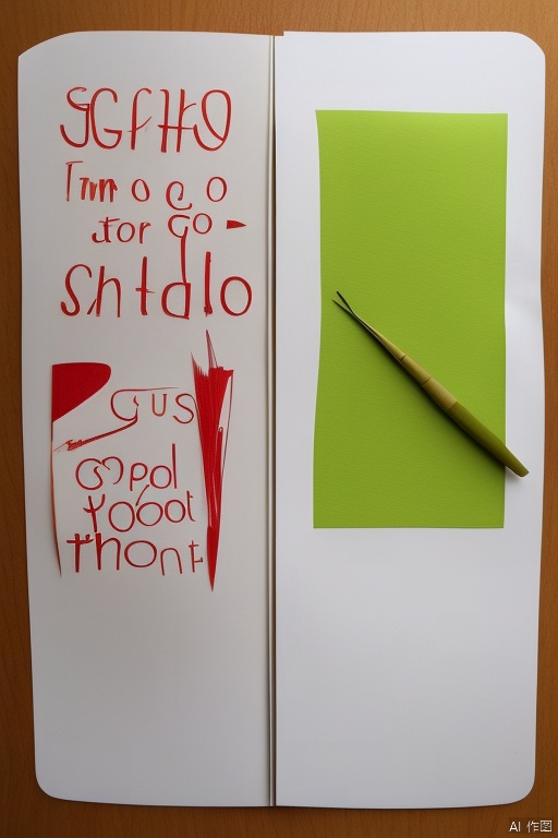 paper cut, go to school