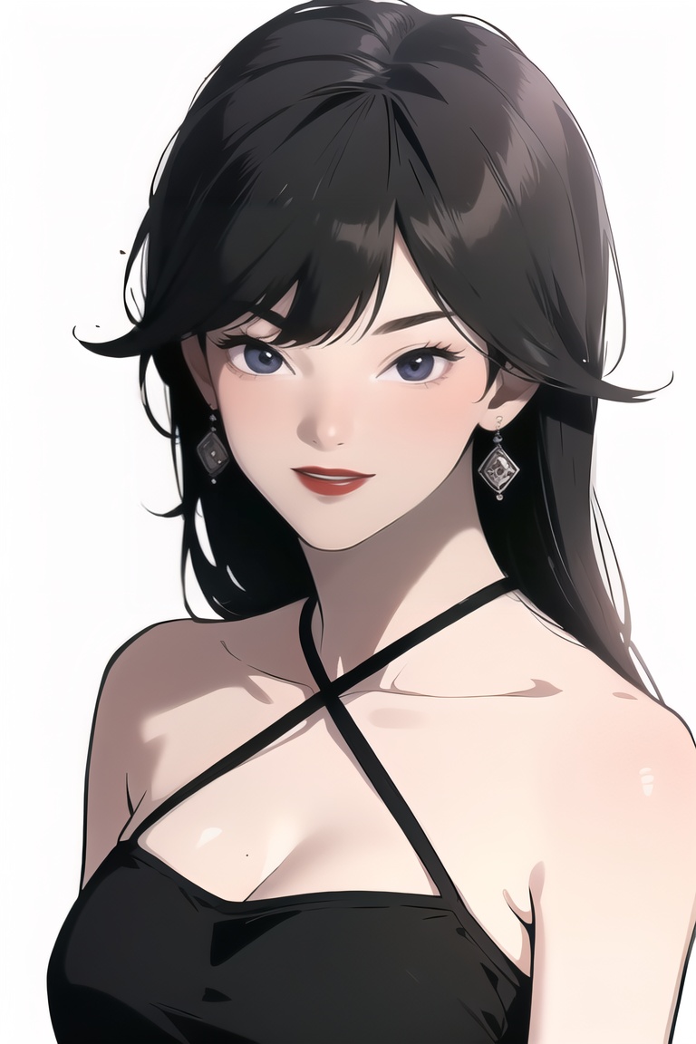1girl,  duna,  black hair on Tensor.Art