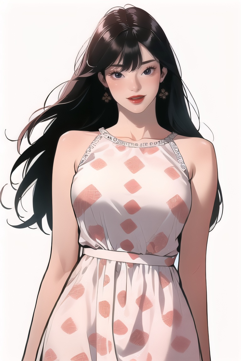 1girl,  duna,  black hair on Tensor.Art