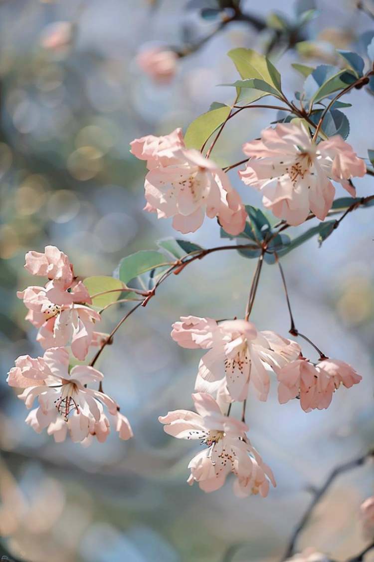 【海棠梦Crabapple flowers】春日花Spring flower by 馆青 on Tensor.Art