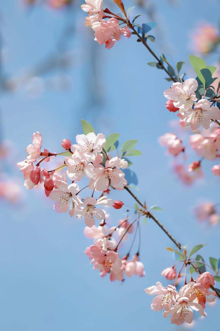 【海棠梦Crabapple flowers】春日花Spring flower by 馆青 on Tensor.Art