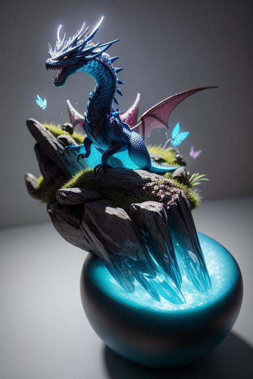 fantasy,  3D,  anthill made of colorful dragonegg shell on Tensor.Art