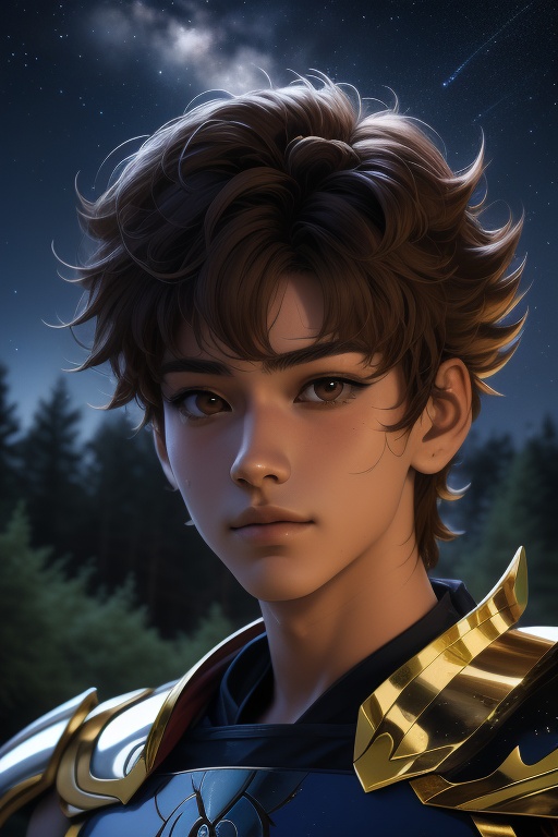 Seiya,  a handsome young man,  18 years old on Tensor.Art