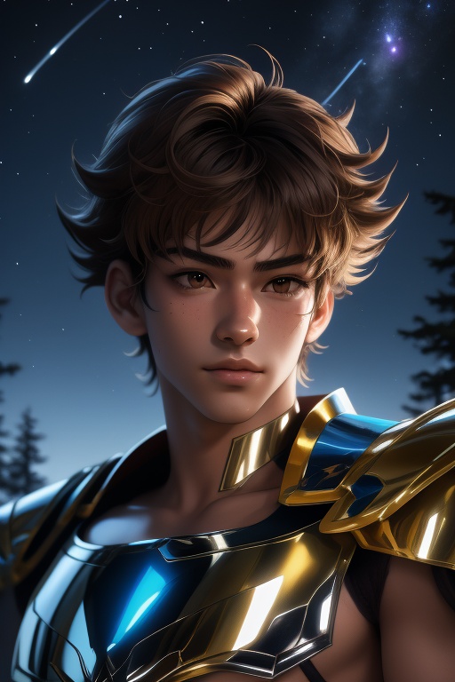 Seiya,  a handsome young man,  18 years old on Tensor.Art