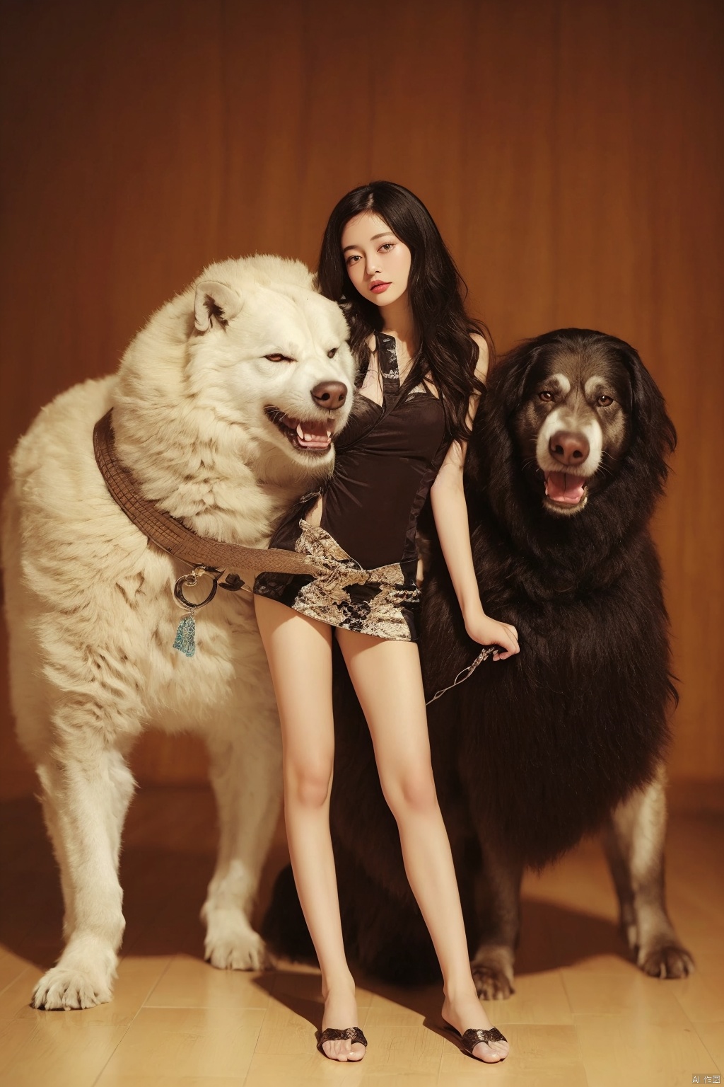 镜头质量：Bestquality,8k,(((masterpiece))),((bestquality)),
镜头位置：(full_body:1.2),
人物：1girl,
环境背景：
图像风格：
提示词：, animal tamer_beast