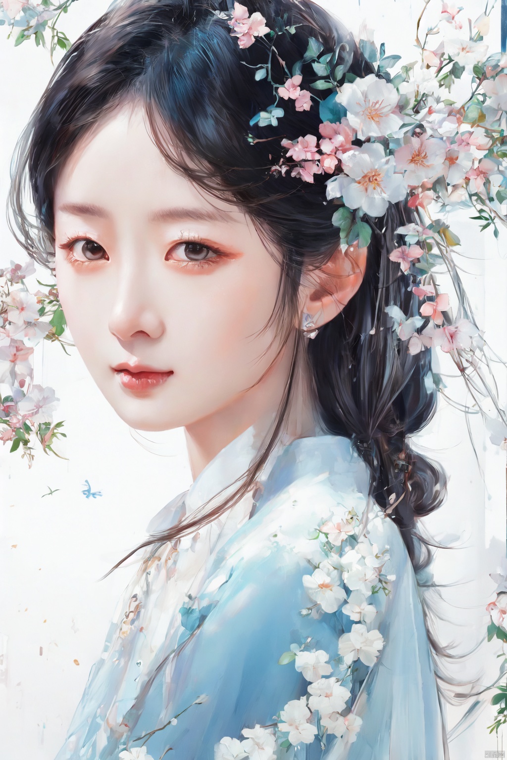  girls, girl, illustration, Asian girl