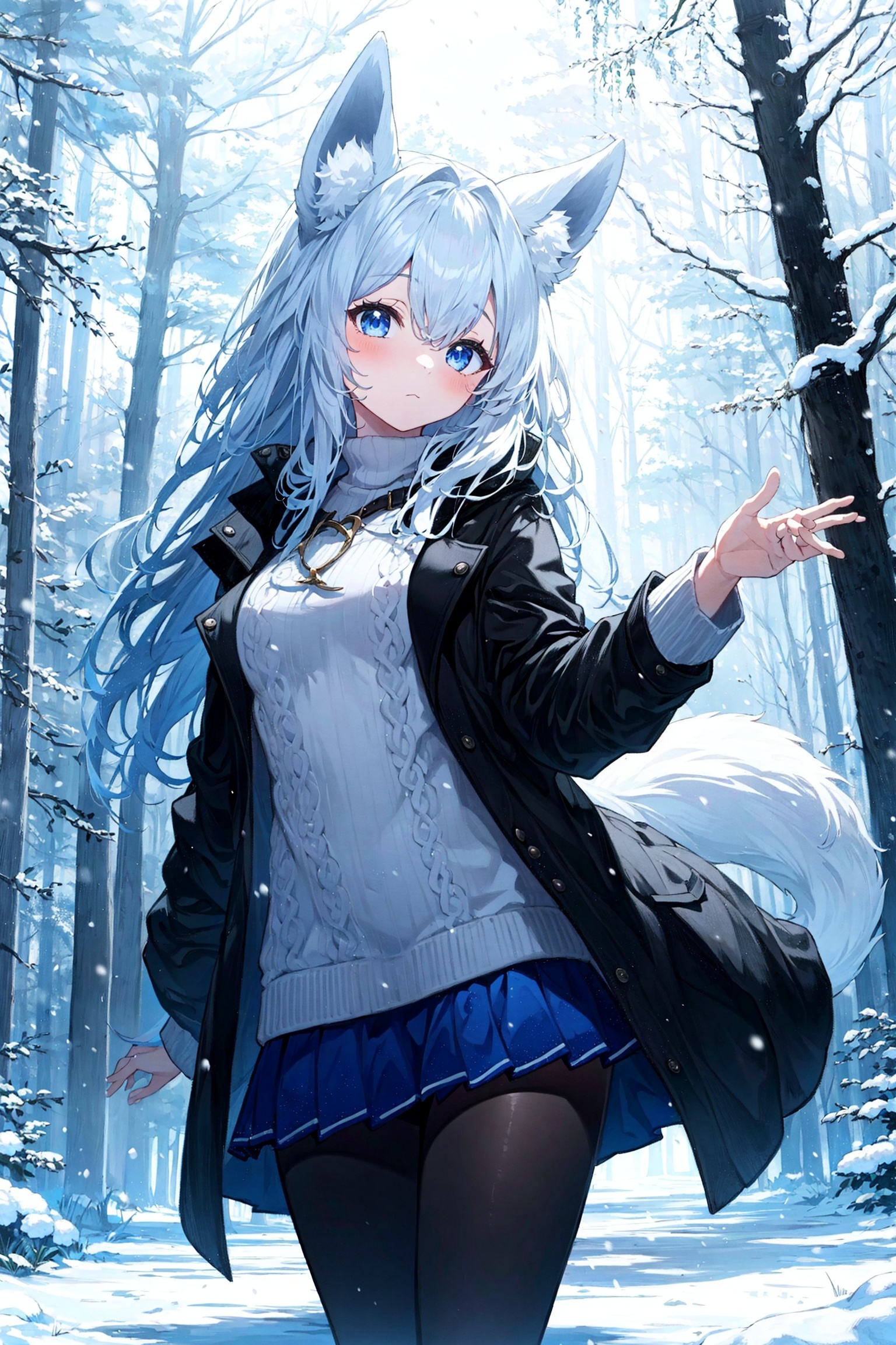 1girl,  fox girl,  :3 on Tensor.Art