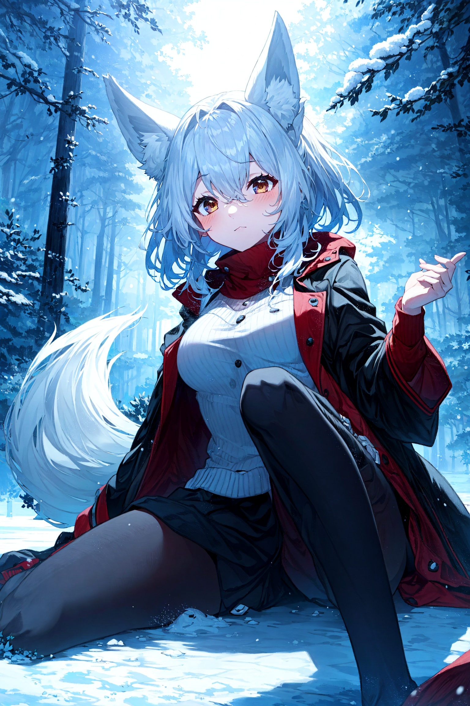 1girl,  fox girl,  :3 on Tensor.Art