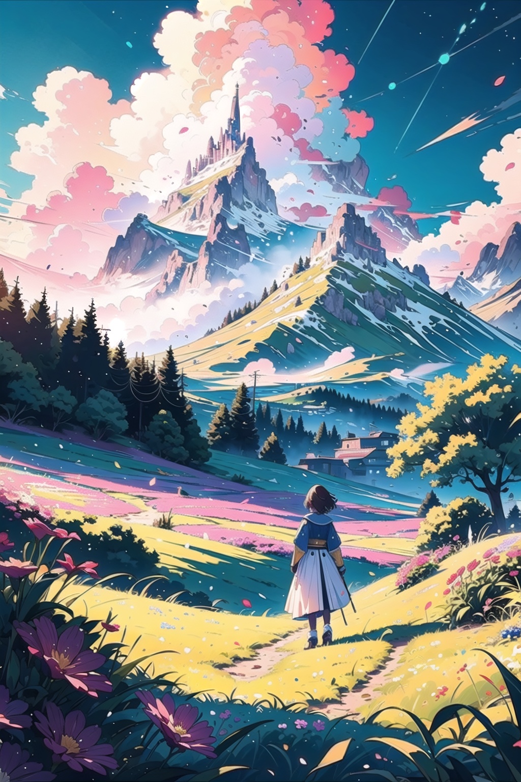 vibrant colors,  female,  masterpiece on Tensor.Art