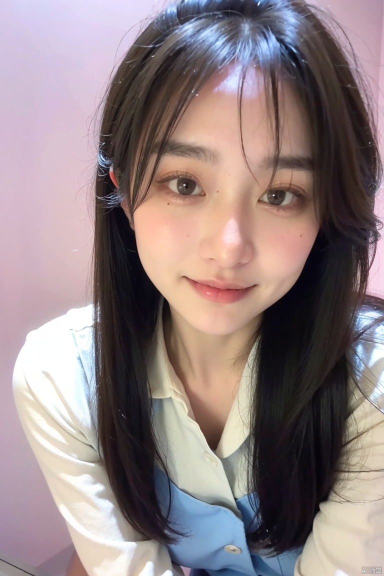 (Good anatomical structure), HDR, UHD, 8K, A real person, Highly detailed, best quality, masterpiece, 1girl,beautiful vintage color, instagram (photorealistic, high resolution:1.4), ((puffy eyes)), looking at viewer, , full body (8k, RAW photo, best quality, masterpiece:1.2), (realistic, photo-realistic:1.37),(sharp focus:1.2), professional lighting, photon mapping, radiosity, physically-based rendering, (pale skin:1.2),(small breasts:1.2), looking at viewer, (middle hair:1.5), portrait, purple eyes, (sliver hair:1.1),bangs, (simple background:1.4), solo, upper body, realistic,(masterpiece:1.4),(best quality:1.4),(shiny skin),fashi-girl,makeup,smile(skinny,closed mouth,shy :1.3) ,(standing,black Stewardess uniform,Necromancer:1.1),medium bust,sexy pose ,