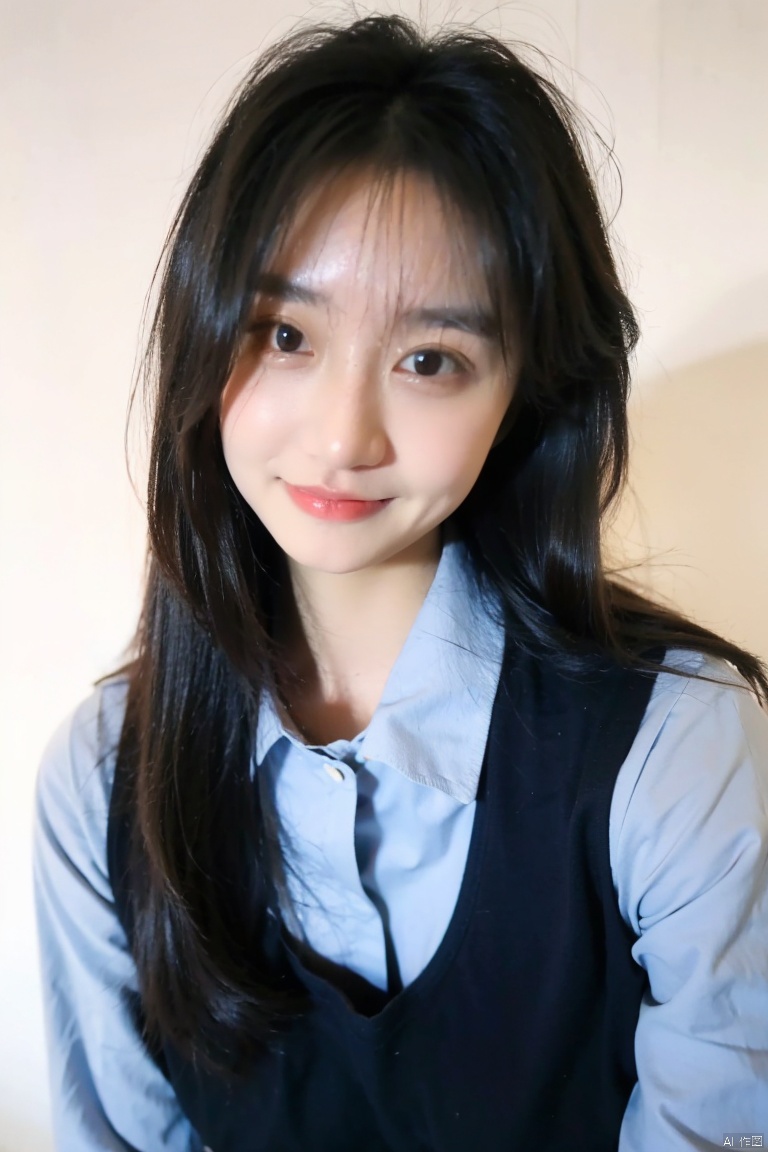  (Good anatomical structure), HDR, UHD, 8K, A real person, Highly detailed, best quality, masterpiece, 1girl,beautiful vintage color, instagram (photorealistic, high resolution:1.4), ((puffy eyes)), looking at viewer, , full body (8k, RAW photo, best quality, masterpiece:1.2), (realistic, photo-realistic:1.37),(sharp focus:1.2), professional lighting, photon mapping, radiosity, physically-based rendering, (pale skin:1.2),(small breasts:1.2), looking at viewer, (middle hair:1.5), portrait, purple eyes, (sliver hair:1.1),bangs, (simple background:1.4), solo, upper body, realistic,(masterpiece:1.4),(best quality:1.4),(shiny skin),fashi-girl,makeup,smile(skinny,closed mouth,shy :1.3) ,(standing,black Stewardess uniform,Necromancer:1.1),medium bust,sexy pose ,