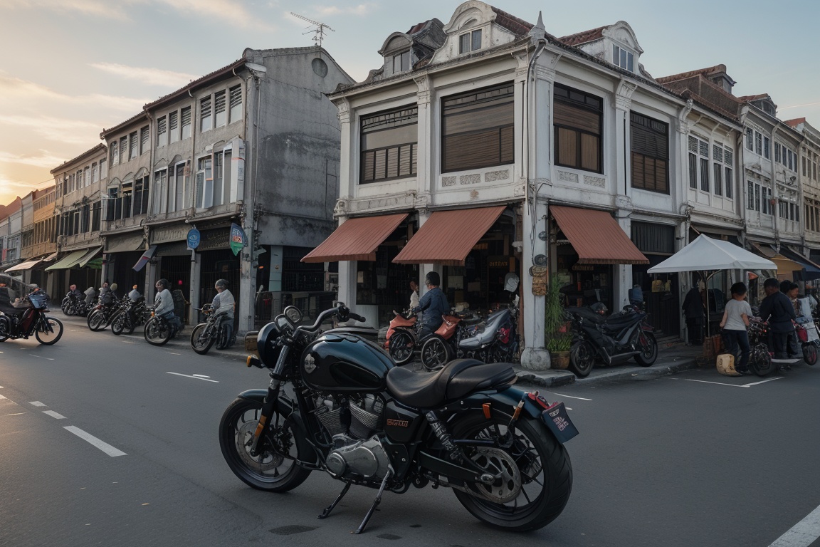 architecture,  building,  (shophouse) on Tensor.Art
