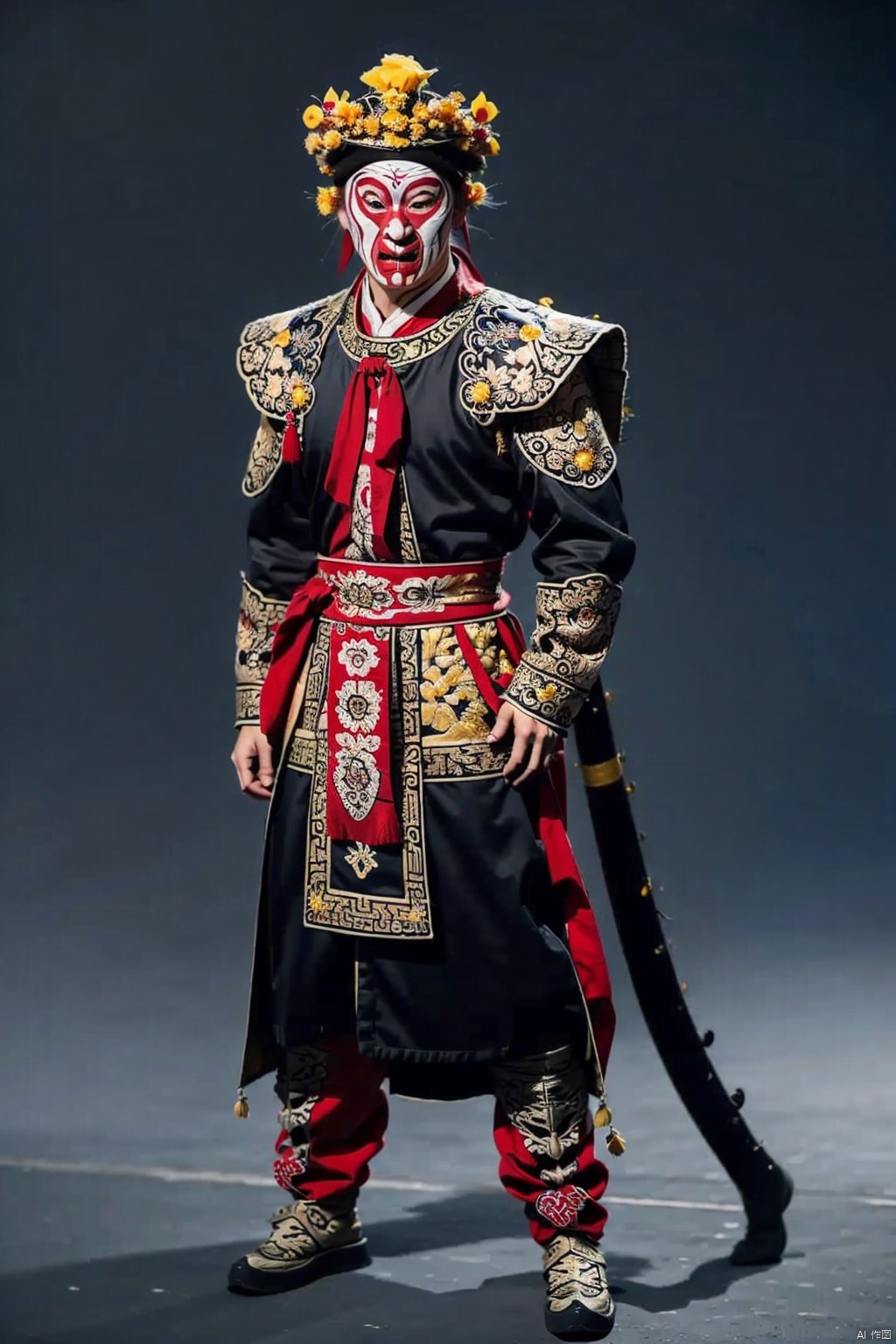 镜头质量：Bestquality,8k,(((masterpiece))),((bestquality)),
镜头位置：(full_body:1.2),
人物：
人物服饰：
环境背景：
图像风格：
提示词：,ynhsnghw_Beautiful Monkey King

, ynhsnghw