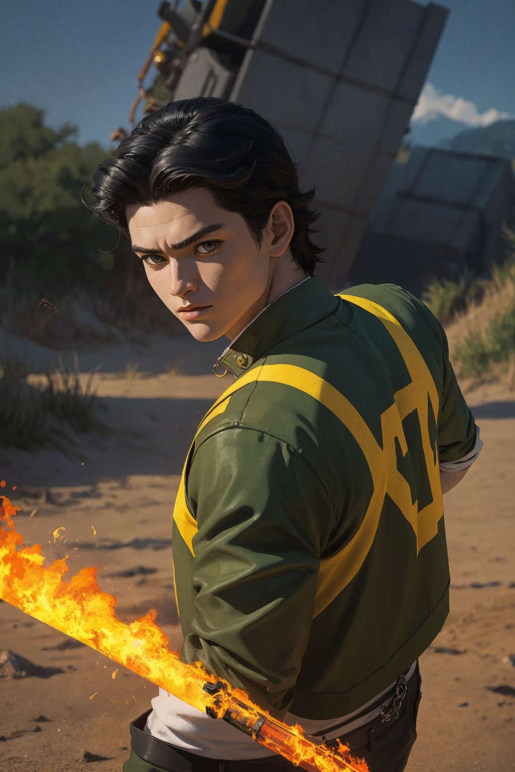 1boy,  solo,  Bastion Misawa on Tensor.Art
