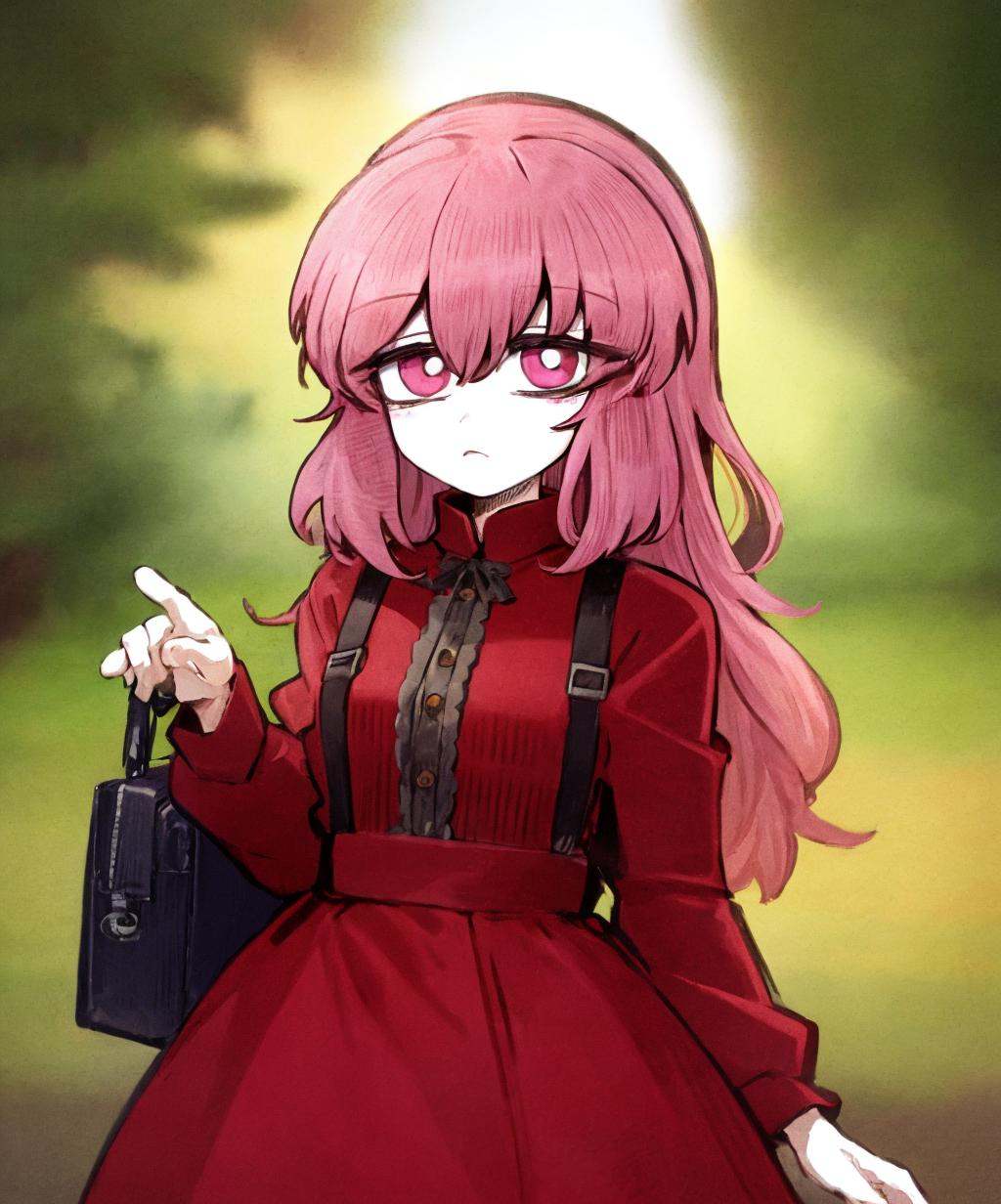 hexenccm,  1girl,  pink hair on Tensor.Art