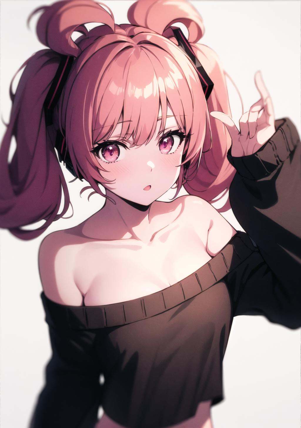 miku_cinnamon,  pink hair,  pink eyes on Tensor.Art