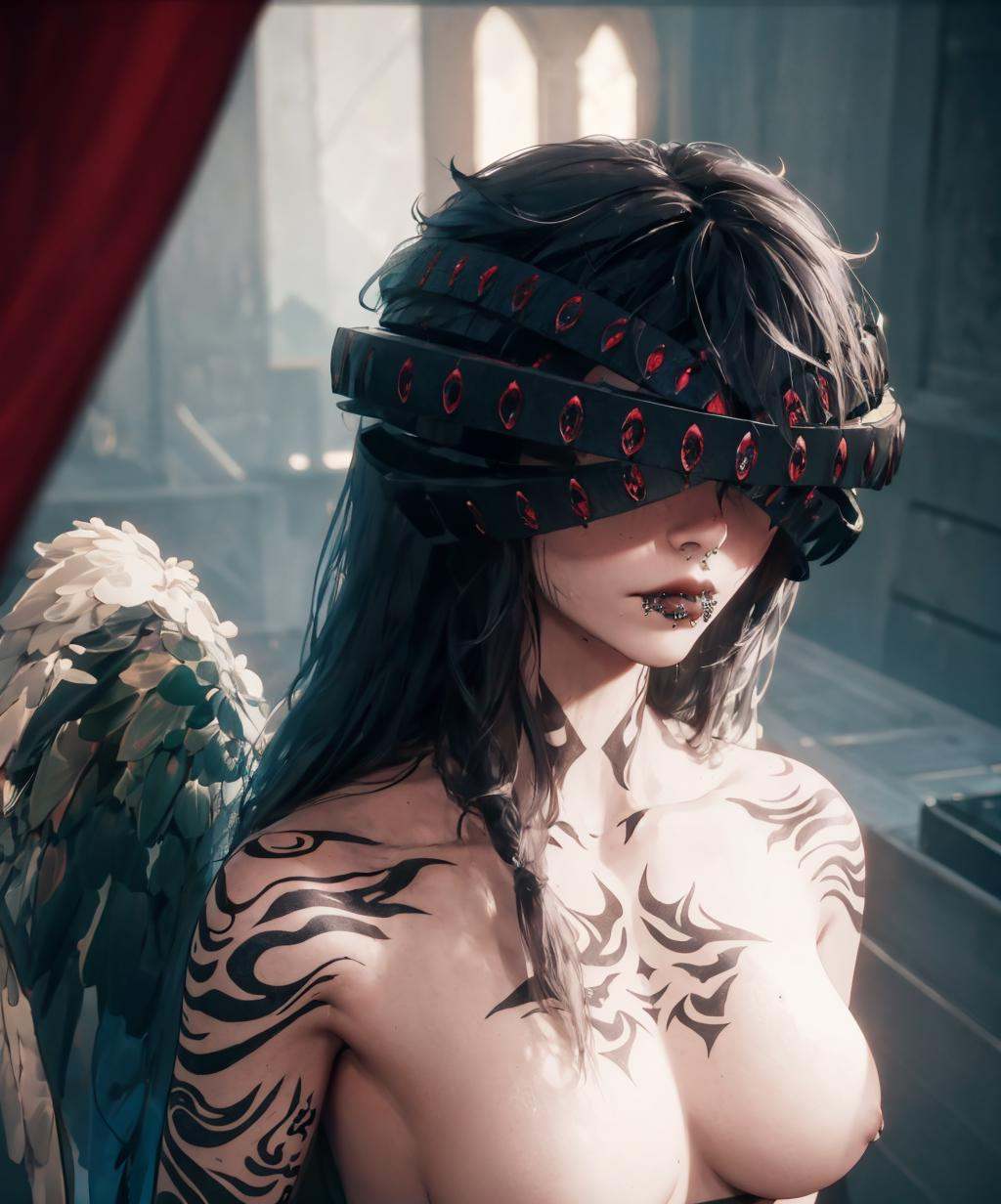 angel_mask,  1girl,  solo on Tensor.Art