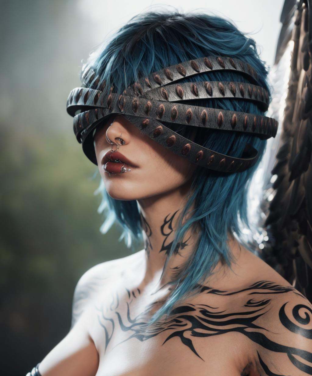 angel_mask,  1girl,  solo on Tensor.Art