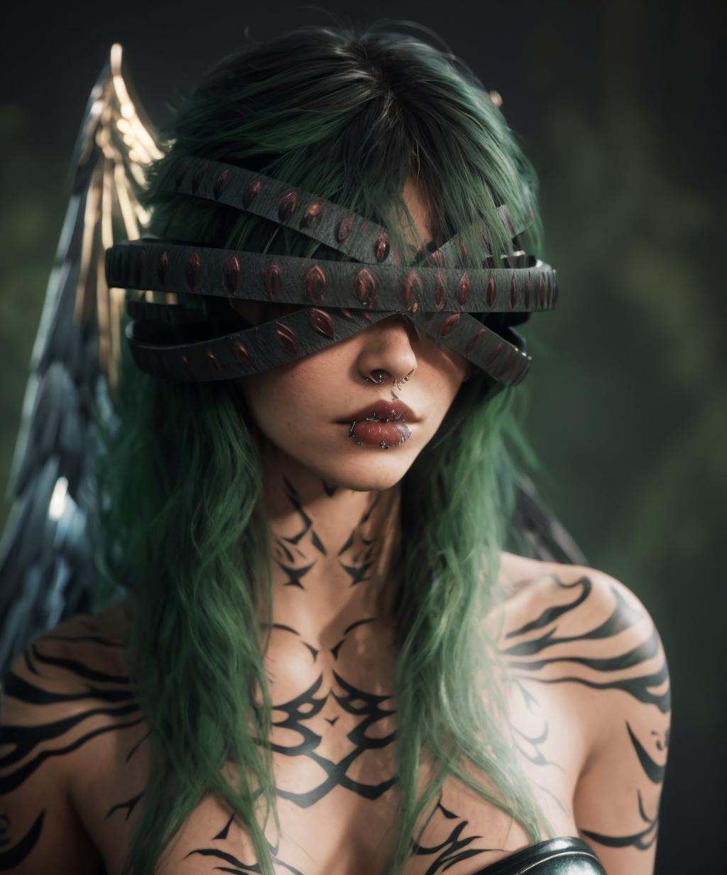 angel_mask,  1girl,  solo on Tensor.Art
