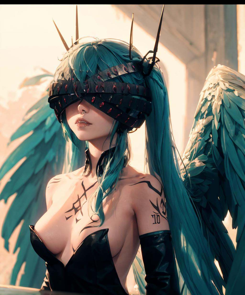 angel_mask,  hatsune miku,  1girl on Tensor.Art