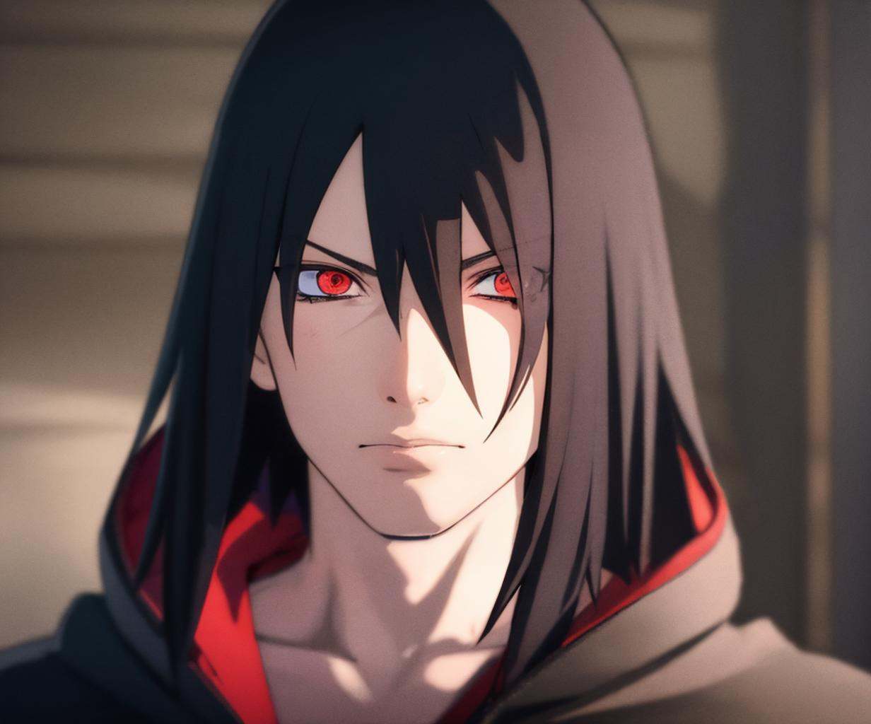 cgi,  solo,  black hair on Tensor.Art
