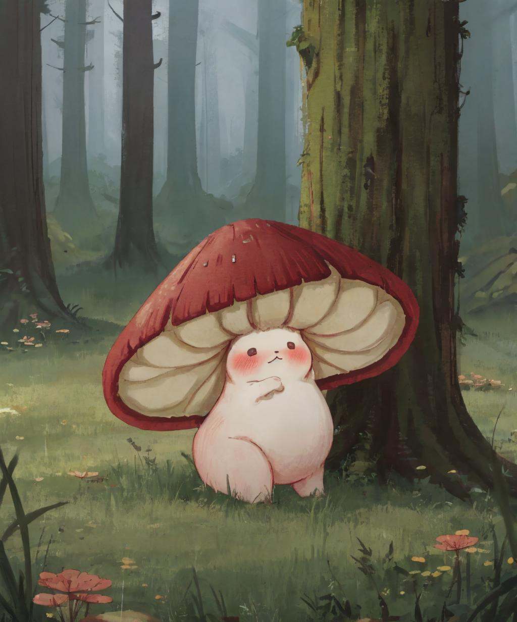 solo,  blush,  outdoors on Tensor.Art