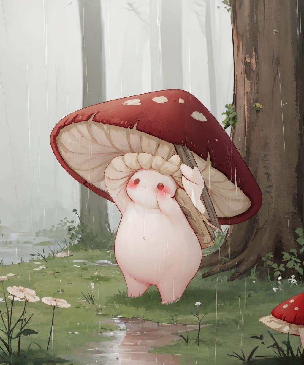 solo,  blush,  outdoors on Tensor.Art