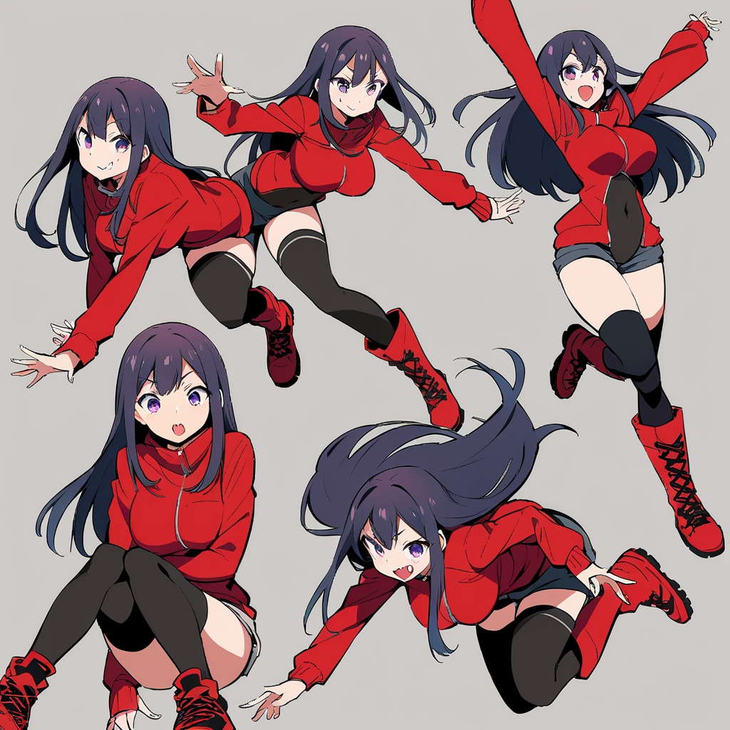 Visual Illustration,  1girl,  long hair on Tensor.Art
