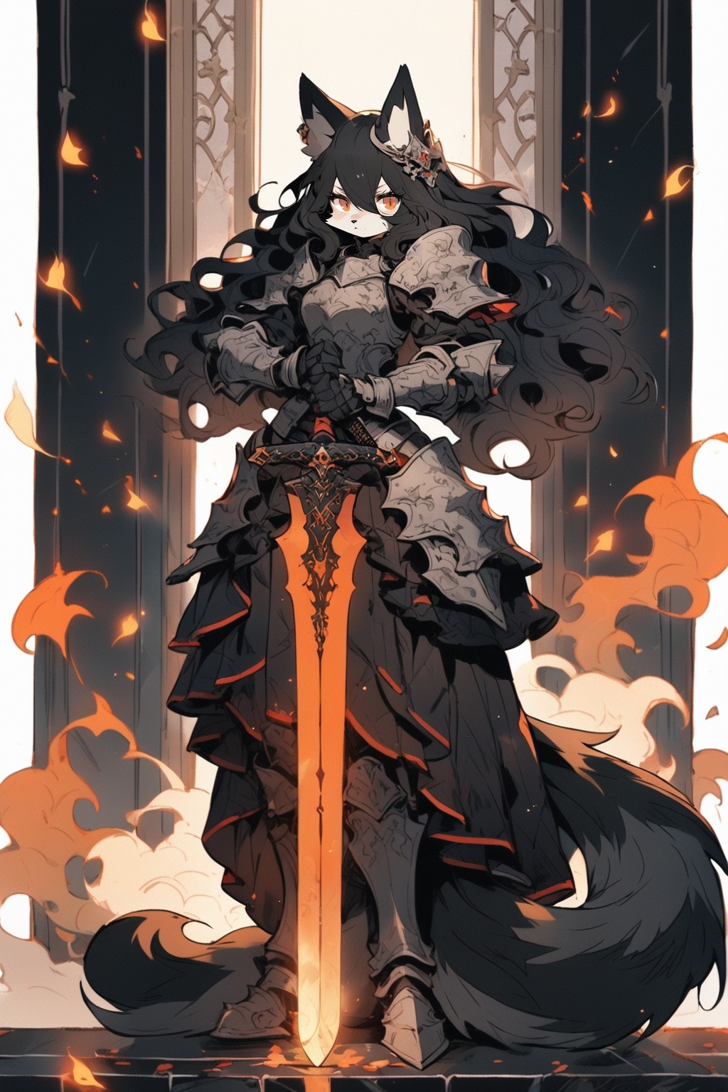 furry knight,  1girl,  animal ears by SuiginToxic on Tensor.Art