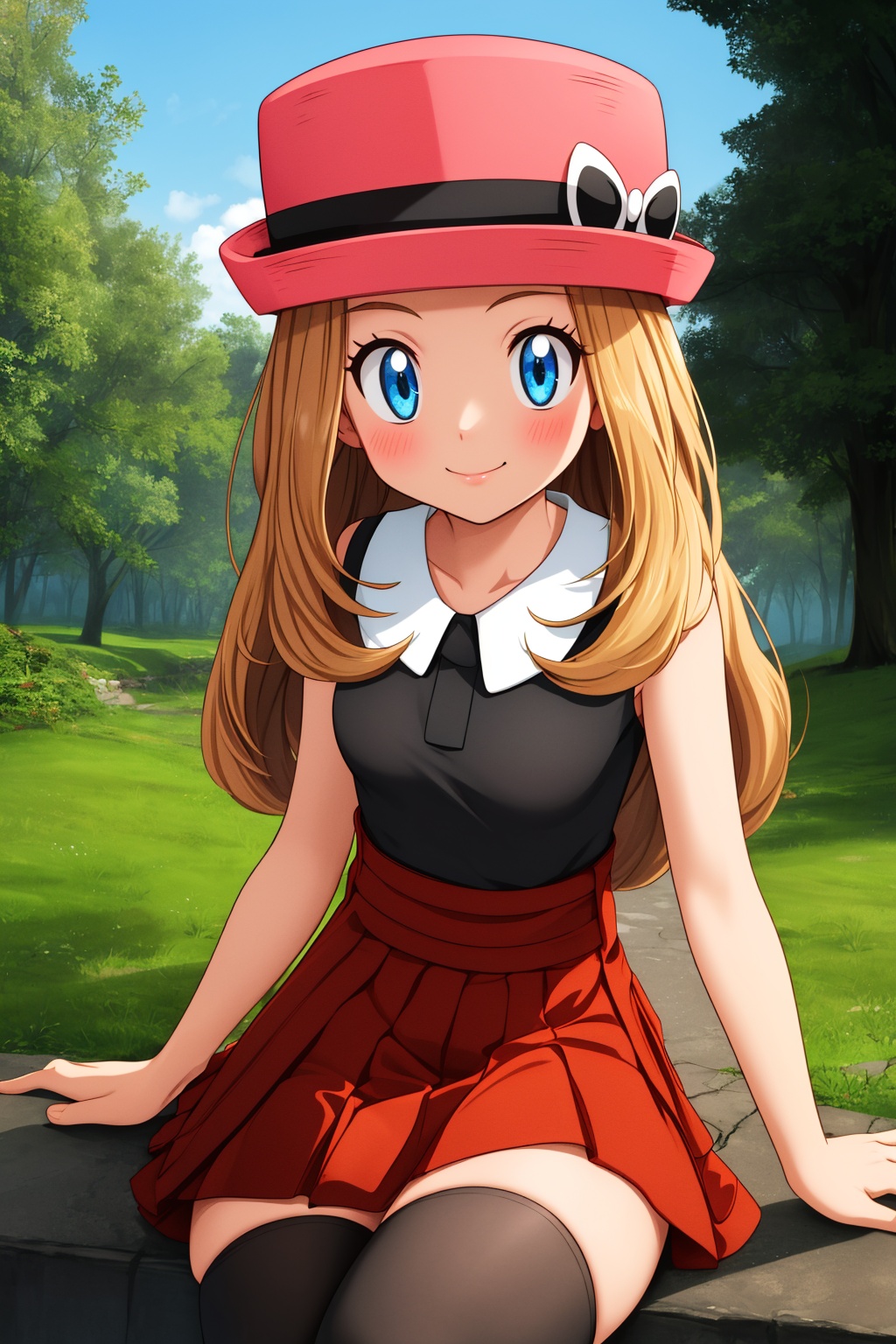 pkmnserena,  1girl,  solo on Tensor.Art