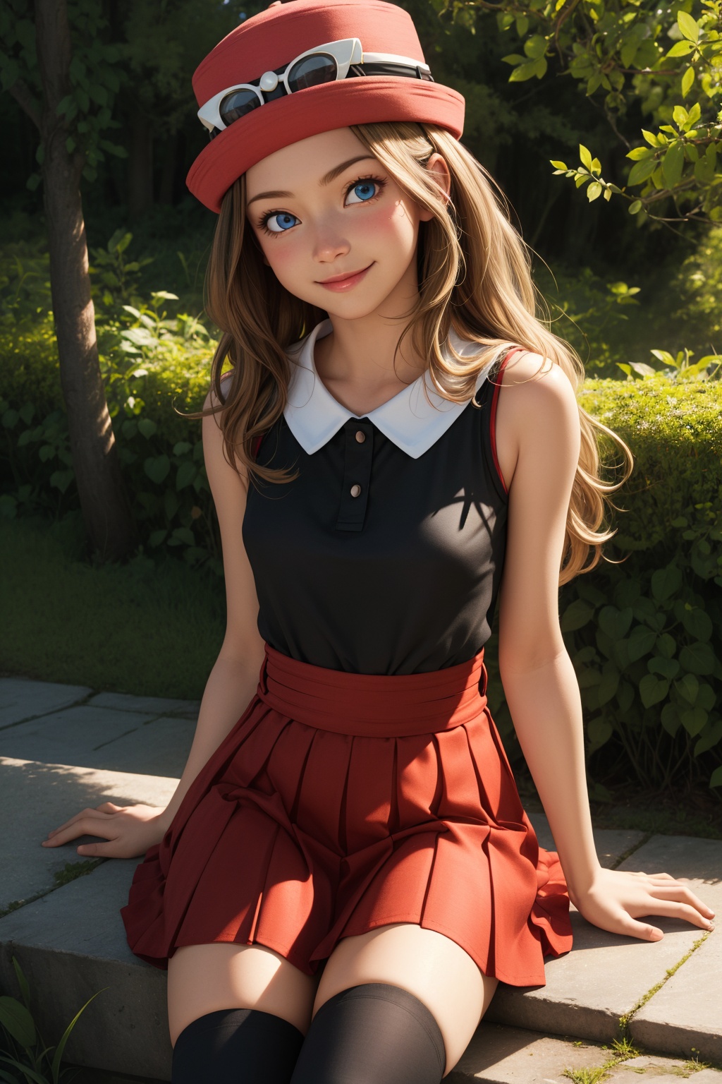 pkmnserena,  1girl,  solo on Tensor.Art