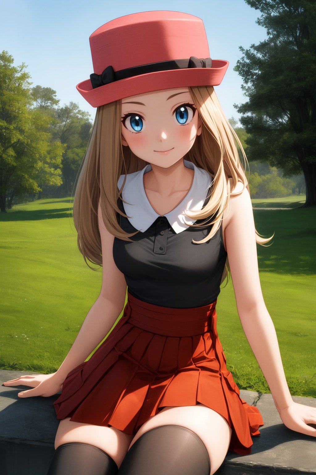 pkmnserena,  1girl,  solo on Tensor.Art