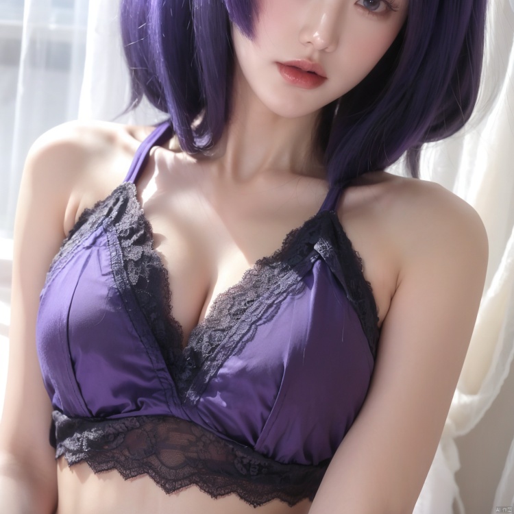 美女-紫色头发 by 宝拉熊 on Tensor.Art