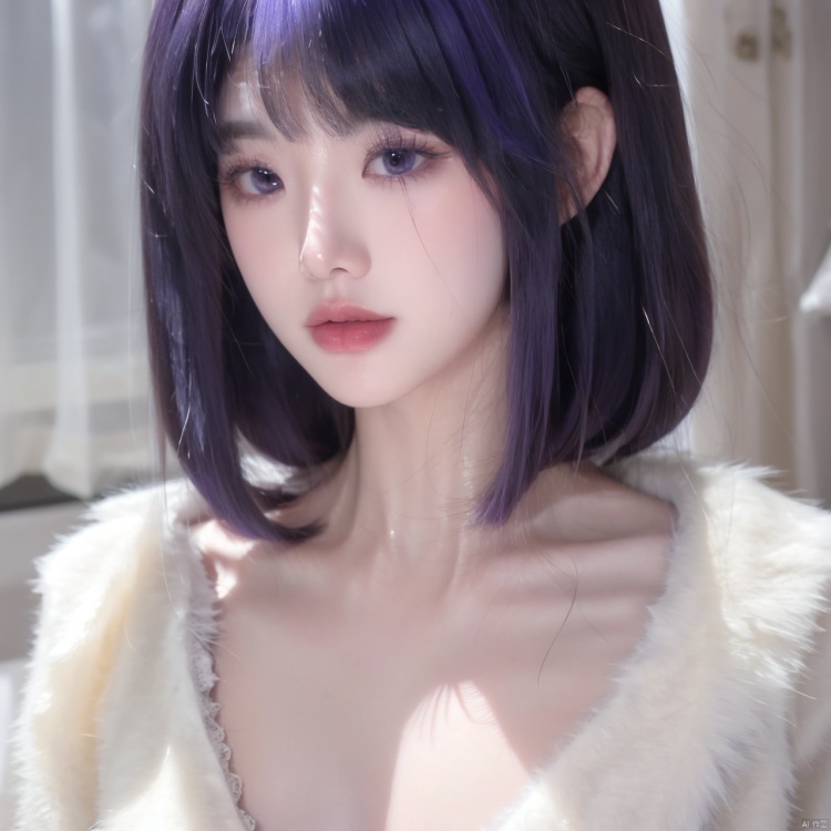 美女-紫色头发 by 宝拉熊 on Tensor.Art