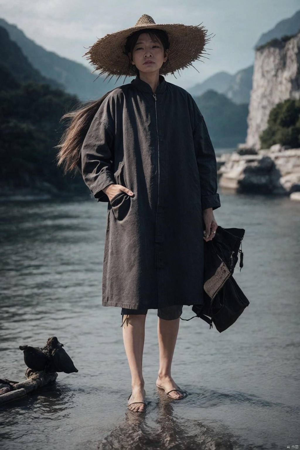 镜头质量：Bestquality,8k,(((masterpiece))),((bestquality)),
镜头位置：(full_body:1.2),
人物：
环境背景：
图像风格：
提示词：, Old fisherman