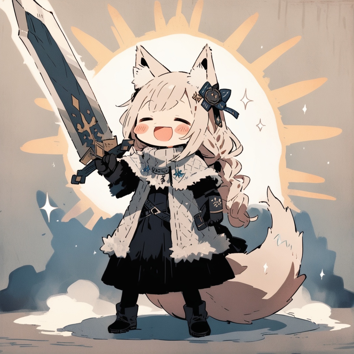 cute knight,  1girl,  animal ears by SuiginToxic on Tensor.Art