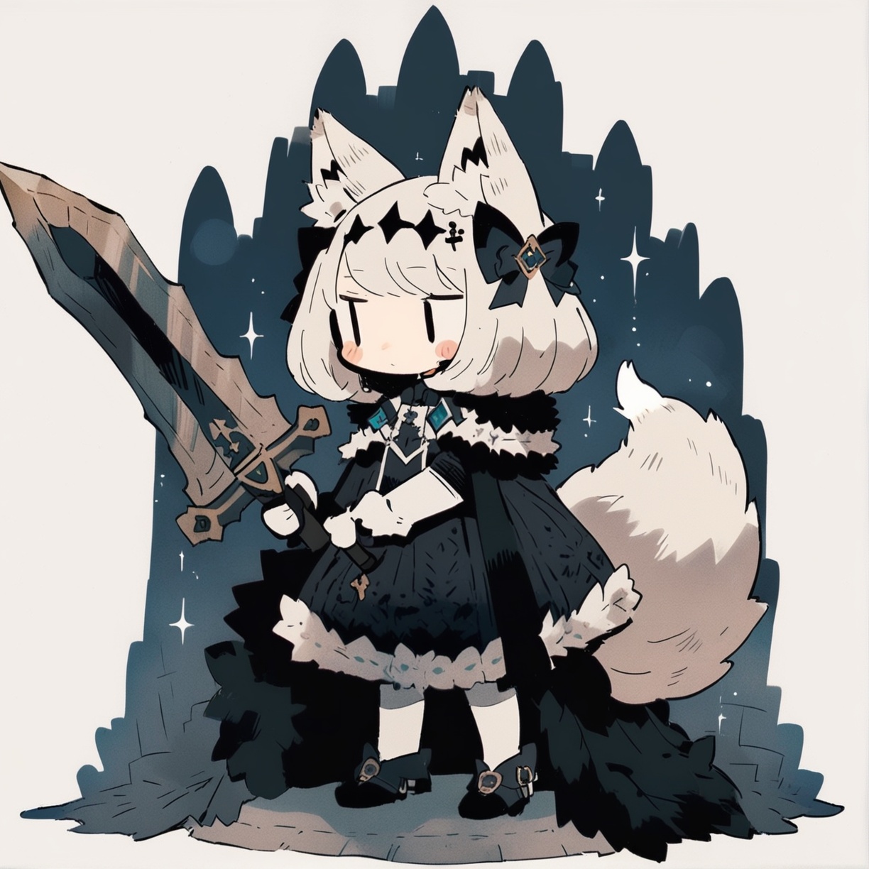 cute knight,  1girl,  weapon by SuiginToxic on Tensor.Art