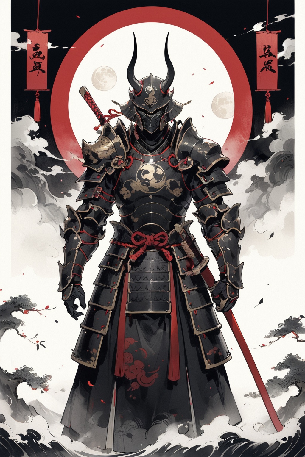 warrior,  weapon,  armor by SuiginToxic on Tensor.Art